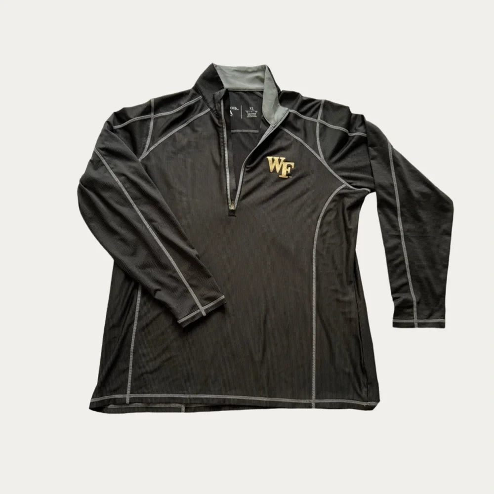 Antigua Wake Forest Demon Decons Men’s Long Sleeve Quarter Zip Pullover